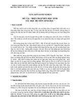 Sáng kiến kinh nghiệm BIỆN PHÁP rèn học SINH yếu học bộ môn SINH học