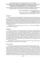 ỨNG DỤNG CÔNG NGHỆ LUYỆN KIM bột CHẾ tạo vật LIỆU MA sát nền bột sắt làm má PHANH tàu vận tải ĐƯỜNG sắt 