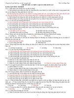 CHUYÊN đề SINH học cá THỂ và QUẦN THỂ