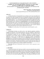 NGHIÊN cứu xây DỰNG hệ THỐNG GIÁM sát các đặc TÍNH áp SUẤT và NHIỆT độ của ổ đỡ THỦY ĐỘNG 