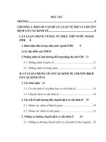 Nâng cao hiệu quả thu hút và sử dụng đầu tư nước ngoài trong lĩnh vực nông lâm nghiệp và phát triển nông thôn