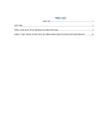 Thị trường tài chính việt nam, thực trạng và thách thức trong vấn đề tái cấu trúc