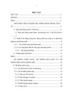 Thiết kế điện cho ngôi nhà thông minh