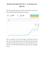 HƯỚNG DẪN KIẾM TIỀN TỪ A  Z VỚI MẠNG XÃ HỘI TSU