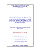 Nghiên cứu xây dựng mô hình quản lý chất thải rắn sinh hoạt trên vùng đất ngập nước ven biển phía nam việt nam (trường hợp cụ thể tại vùng đất ngập nước cần giờ thành phố hồ chí minh 