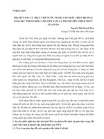 Thu hút đầu tư trực tiếp nước ngoài vào phát triển dịch vụ giáo dục trong bối cảnh việt nam là thành viên chính thức của WTO