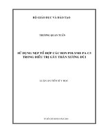 Sử dụng nẹp tổ hợp các bon polyme PA c3 trong điều trị gãy thân xương đùi 