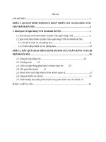 Lịch sử hình thành và phát triển của ngân hàng VCB chi nhánh Hà Nội