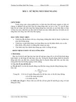 Giáo Trình Bào Mặt Phẳng