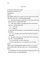 Thực trạng tình hình kế hoạch và đầu tư tại ngân hàng TMCP Công thương Việt Nam – Chi nhánh Bình Định