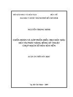 Chẩn đoán và góp phần điều trị chảy máu mũi tái phát nặng bằng kỹ thuật chụp mạch số hóa xóa nền 