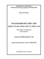 So sánh phương thức nối trong văn bản tiếng việt và tiếng anh 