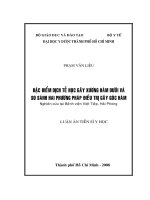Đặc điểm dịch tễ học gãy xương hàm dưới và so sánh hai phương pháp điều trị gãy góc hàm 