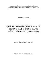 Quá trình giải quyết vấn đề ruộng đất ở đồng bằng sông cửu long (1992 2008) 