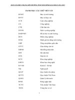 BÁO CÁO HIỆN TRẠNG MÔI TRƯỜNG TỈNH THÁI BÌNH GIAI ĐOẠN 2011-2015