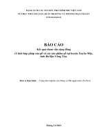 Kết quả tham vấn cộng đồng về tính hợp pháp của gỗ và các sản phẩm gỗ tại huyện Xuyên Mộc, tỉnh Bà Rịa-Vũng Tàu