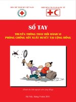 SỔ TAY TRUYỀN THÔNG THAY ĐỔI HÀNH VI PHÒNG CHỐNG SỐT XUẤT HUYẾT TẠI CỘNG ĐỒNG