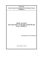 Nghiên cứu sinh kế Dự án giảm nghèo các tỉnh miền núi phía Bắc giai đoạn 2 (NMPRP-2)