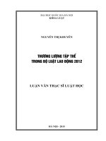Thương lượng tập thể trong bộ luật lao động 2012 