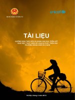 HƯỚNG DẪN THEO DÕI VÀ ĐÁNH GIÁ DỰA TRÊN KẾT QUẢ VIỆC THỰC HIỆN KẾ HOẠCH PHÁT TRIỂN ĐỊA PHƯƠNG HÀNG NĂM VÀ 5 NĂM