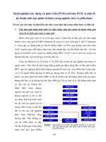 Kinh nghiệm xây dựng và phát triển PCR/real-time PCR và một số kỹ thuật sinh học phân tử khác trong nghiên cứu và chẩn Đoán