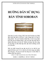 Hướng dẫn sử dụng bàn tính SOROBAN