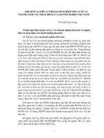 ĐỔI MỚI VAI TRÒ, VỊ TRÍ DOANH NGHIỆP NHÀ NƯỚC VÀ NGÀNH, LĨNH VỰC HOẠT ĐỘNG CỦA DOANH NGHIỆP NHÀ NƯỚC