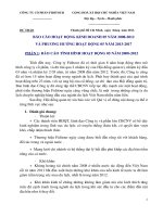 BÁO CÁO HOẠT ĐỘNG KINH DOANH 05 NĂM 2008-2012 VÀ PHƯƠNG HƯỚNG HOẠT ĐỘNG 05 NĂM 2013-2017