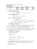 Tổng hợp công thức kinh tế lượng