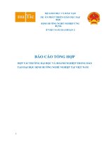 HỢP TÁCTRƢỜNG ĐẠI HỌC VÀ DOANH NGHIỆP TRONG ĐÀO TẠO ĐẠI HỌC ĐỊNH HƢỚNG NGHỀ NGHIỆP TẠI VIỆT NAM