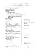 Giáo án dạy hè lớp 2 lên 3