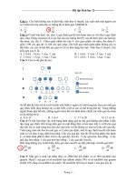 BÀI TẬP SINH HỌC 12 RẤT HAY