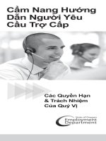 Cẩm nang hướng dẫn người yêu cầu trợ cấp