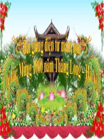 Bài giảng điện tử đề tài Mừng 1000 năm Thăng Long  Hà Nội