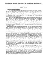 Một số biện pháp “tạo tâm thế” trong giờ Đọc – hiểu văn bản Văn học cho học sinh THPT