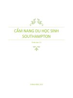 Cẩm nang du học sinh SOUTHAMPTON