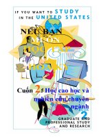 Nếu bạn muốn học tập ở hoa kỳ tập 2
