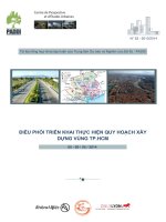 ĐIỀU PHỐI TRIỂN KHAI THỰC HIỆN QUY HOẠCH XÂY DỰNG VÙNG TP.HCM