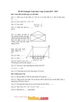 Đề thi violympic toán lớp 4 vòng 16 năm 2014   2015 