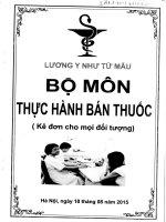 Thực hành bán thuốc