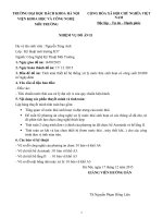 Đồ án: Thiết kế hệ thống xử lý nước thải sinh hoạt