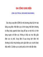 Gia Công Xung Điện - EDM
