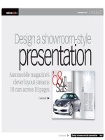 Design a Showroom Style presentation
