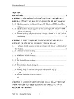 Hoàn thiện kế toán nguyên vật liệu tại công ty đt và TM quốc tế huy hoàng