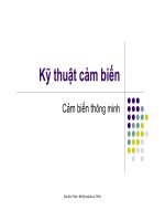 Bài giảng cảm biến thông minh 