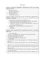 Tiểu luận : Những cam kết của Việt Nam với WTO trong ngành thuỷ sản, cơ hội và thách thức đặt ra cho các doanh nghiệp