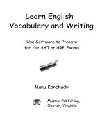 Learn English Vocabulary and Writing