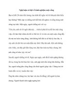 Nghị luận xã hội về kinh nghiệm cuộc sống