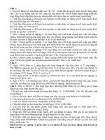 bài tập kế toán hành chính sự nghiệp có lời giải hay