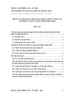 NHỮNG VẤN ĐỀ ĐẶT RA ĐỐI VỚI AN SINH XÃ HỘI TỪ CÔNG TÁC TÁI ĐỊNH CƯ TẠI CÁC CÔNG TRÌNH THỦY ĐIỆN